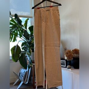Zara Menswear Style Linen Trousers
